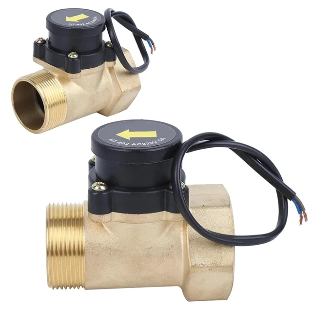 Alt view image 2 of 6 - HT-802 220V Water Pump Sensor Water Pump Sensor Brass Electronic Pressure Automatic Control Switch G1 5in Female Thread