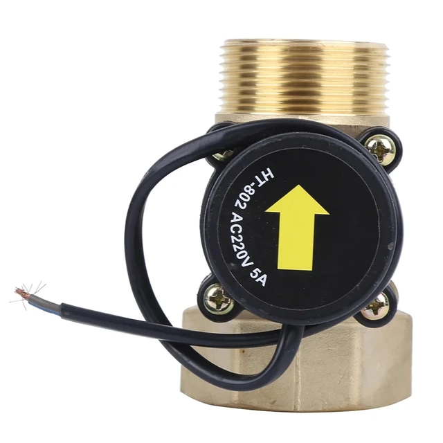 Alt view image 3 of 6 - HT-802 220V Water Pump Sensor Water Pump Sensor Brass Electronic Pressure Automatic Control Switch G1 5in Female Thread