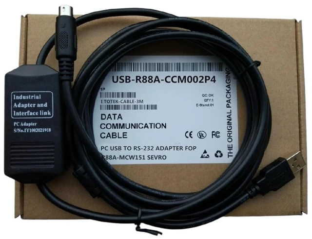 Main image of USB Cable Suitable for R88A-MCW151-E Series Servo Debug Programming USB-R88A-CCM002P4
