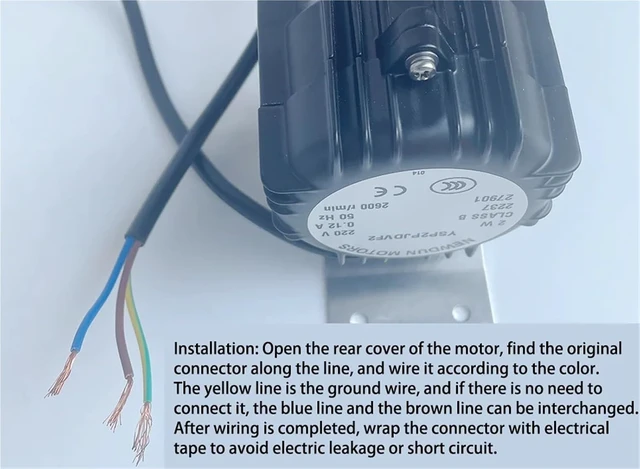 Alt view image 3 of 4 - 1PCS 2W Ice Maker Machine General Water Pump 220V Water Pump Motor YSP2P JDVF2 Speed 2600RPM 0.12A 50HZ