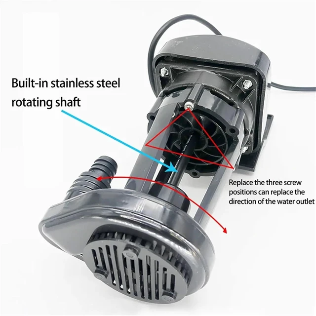 Alt view image 5 of 6 - 1PCS 5W Ice Machine PSB-2 Universal Water Pump 220V-240V Ice Water Pump Motor Speed 1300RPM 0.19A 50HZ/60HZ
