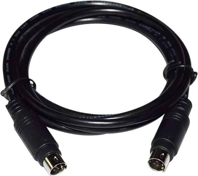 Main image of M-NI DIN 8 PIN MD8 to MD8 8-PIN Male Adapter Communication Data Cable Fit Compatible ANASONIC RAMSA WR-DA7 to Modem M/c Macintosh Computer(5M)