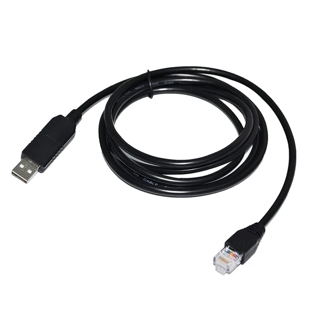 Alt view image 3 of 6 - Industrial F1T`D2I FT232RL CHIP USB RS485 to RJ45 8P2C Adapter Serial Communication Cable Master Host Computer Controller KABLE(1.8M,Black USB Case)