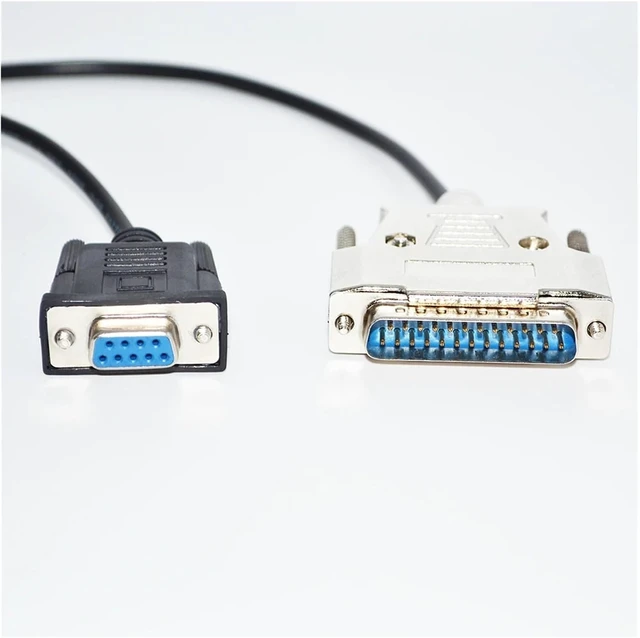 Alt view image 2 of 4 - RS232 DB9 9PIN Female to DB25 D-SUB25PIN Male Adapter Null Modem Cable Fit Compatible VOOR SHA-P X68000 X68K COMMUNICATED with PC(3m)