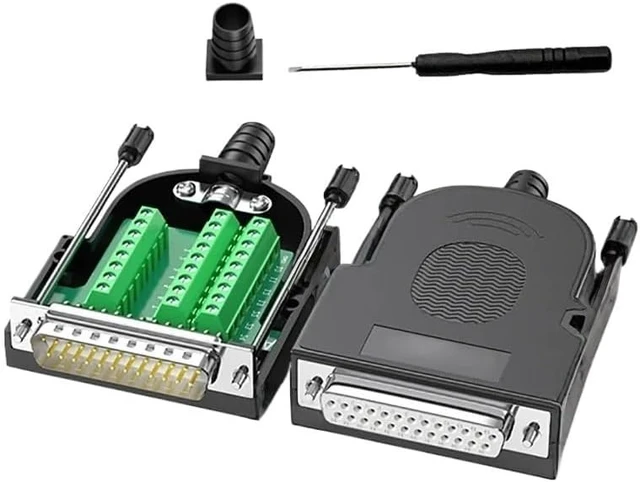 Alt view image 2 of 6 - DB9 DB15 3+9 VGA Male Female Plug DB25 DB26 Breakout Connector Solderless 9Pin 15Pin 25Pin 26Pin 37Pin RS232 Connector(DB25 m-Solid Core)