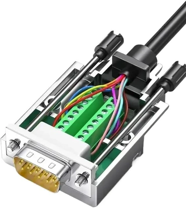 Alt view image 4 of 6 - DB9 DB15 3+9 VGA Male Female Plug DB25 DB26 Breakout Connector Solderless 9Pin 15Pin 25Pin 26Pin 37Pin RS232 Connector(DB25 m-Solid Core)