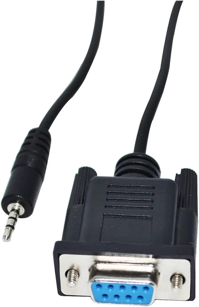 Alt view image 2 of 4 - RS232 DB9 9-PIN to TRS M-INI 2.5MM Stereo Au-dio Ja-ck AJ p/Lug Cable Fit Compatible EUTECH 700 Series Bench Meters(TipTX ringRX slvGND)