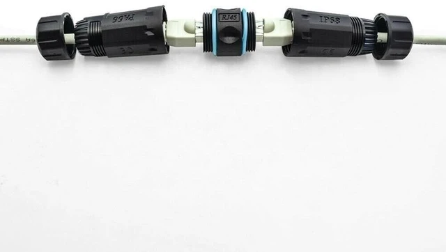 Alt view image 2 of 4 - 3 Pack CAT6 RJ45 Shielded Inline Coupler Female to Female Waterproof