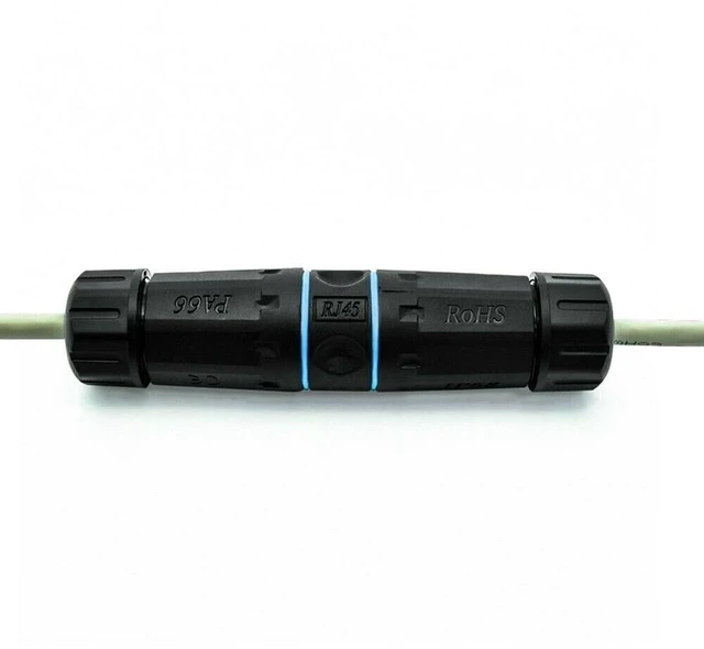 Alt view image 4 of 4 - 3 Pack CAT6 RJ45 Shielded Inline Coupler Female to Female Waterproof