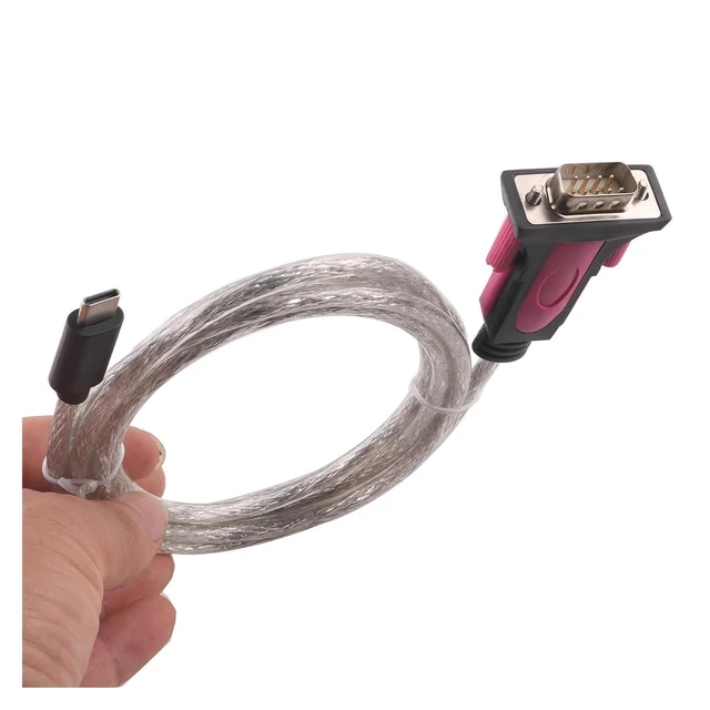 Alt view image 3 of 6 - USB Type C to DB9 Male RS232 Serial Adapter Cable with Original FTDI Chip for Programming, Debugging & Legacy Device Connection
