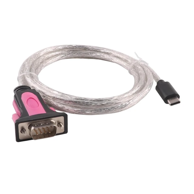 Alt view image 6 of 6 - USB Type C to DB9 Male RS232 Serial Adapter Cable with Original FTDI Chip for Programming, Debugging & Legacy Device Connection