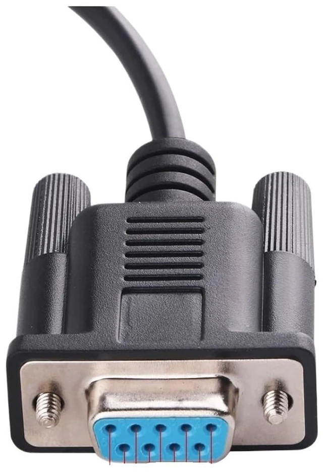 Main image of F&T>D*I FT232RL USB to RS232 DB9 Female Serial Converter Cord Standard Pinout Null Modem Adapter for Linux(Standard DB9)