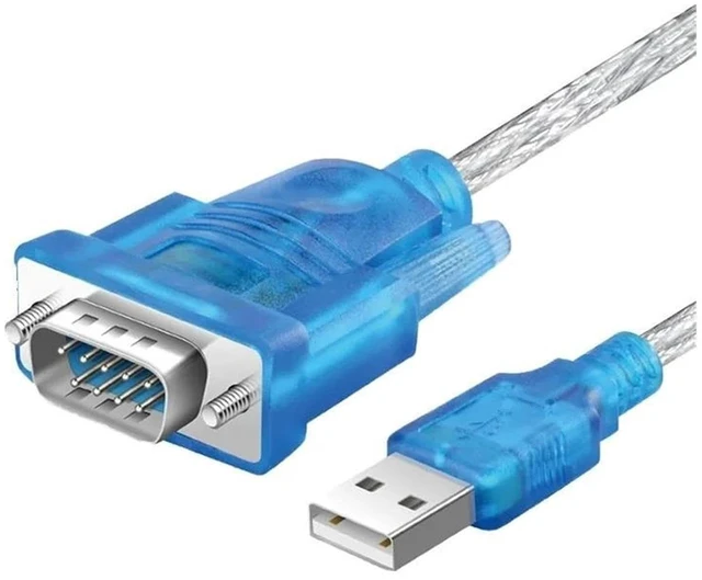 Main image of USB 2.0 to RS232 DB9 9Pin Male Female Serial Converter Adapter Cord COM Port Cord for 10/7/8/98/2000 PC Computer(1.5m,USB to RS232 Male)