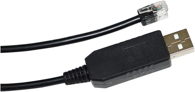 Alt view image 3 of 5 - F/;TD/;1 FT232RL USB to RJ9 4P4C p/Lug RS232 Serial Communication DEBUG Cable Fit Compatible SERVOTRONIX CDHD CDHD2 SERVO BH86 C7 Port to PC(1.8M)