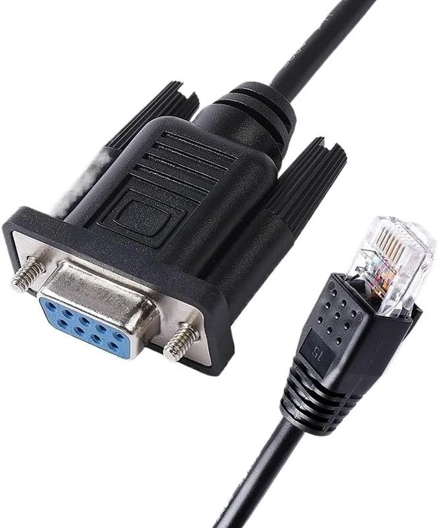Alt view image 3 of 4 - A;/PC Sm/*Art-UPS 5G Cable RS232 DB9 Female to 10 Pin RJ50 Serial Cable(1m)