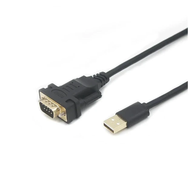 Alt view image 6 of 7 - USB to RS232 DB9 Serial Cord Male Connector Converter Adapter F&T>D*I Chip Black 6ft Support Win10 8 7 XP an/DRO/id Linux