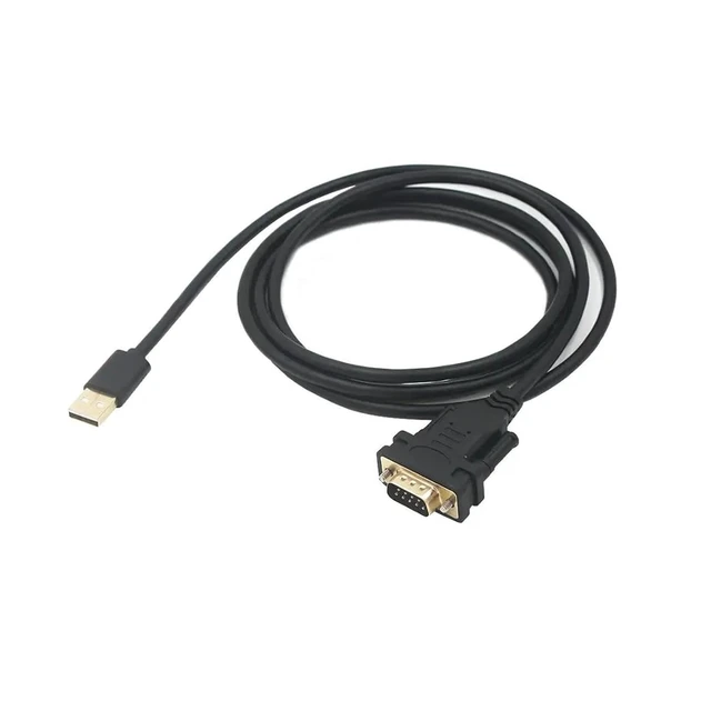 Alt view image 7 of 7 - USB to RS232 DB9 Serial Cord Male Connector Converter Adapter F&T>D*I Chip Black 6ft Support Win10 8 7 XP an/DRO/id Linux