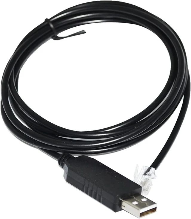 Main image of F/;TD/;1 FT232RL USB to RJ9 RJ11 4P4C p/Lug Adapter RS232 Serial Cable Fit Compatible KYSTAR A-dio and Video Processor to PC Communication KABLE(3m,FT231XS Chip)