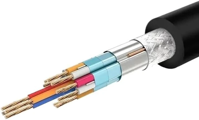 Alt view image 4 of 7 - DB9 RS232 Cable Connector Industrial Grade 9Pin Female Male Shielded Wire Serial Cord with Metal Plug(M to M,1M)
