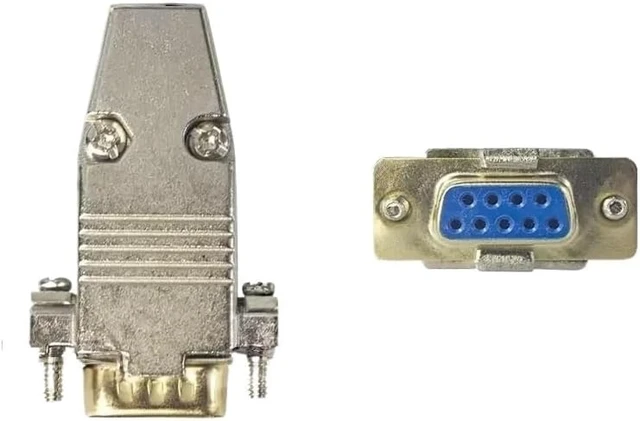 Alt view image 7 of 7 - DB9 RS232 Cable Connector Industrial Grade 9Pin Female Male Shielded Wire Serial Cord with Metal Plug(M to M,1M)