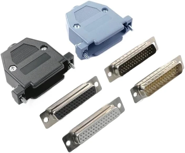 Alt view image 2 of 3 - 1PCS/1Set HDB44 soldered Wire Type Male and Female Head 44 pin Connector, Three Rows of soldered servo Driver Pl>UG*s(Solid needle-F-1PCS)