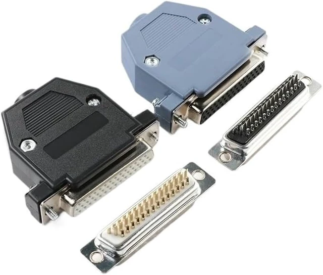 Alt view image 3 of 3 - 1PCS/1Set HDB44 soldered Wire Type Male and Female Head 44 pin Connector, Three Rows of soldered servo Driver Pl>UG*s(Solid needle-F-1PCS)