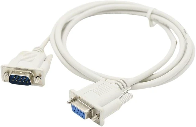 Main image of 5pcs DB9 Serial Cable 9Pin RS232 Male/Female Straight/Crossover Type PC Converter Expansion Cable 1.5m 300cm 5m Extension Cabl(1.5 Meters)