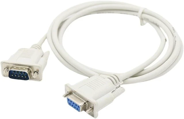 Alt view image 2 of 5 - 5pcs DB9 Serial Cable 9Pin RS232 Male/Female Straight/Crossover Type PC Converter Expansion Cable 1.5m 300cm 5m Extension Cabl(1.5 Meters)