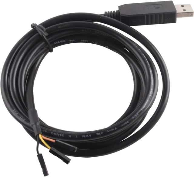 Alt view image 5 of 6 - FENG GUO TTL-232R-RPI USB to UART 3.3V TTL Logic Level Cable, Compatible Flying Leads Serial Adapter Cable