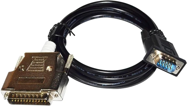Alt view image 2 of 5 - RS232 D-SUB 9 PIN DB9 Male to DB25 Adapter Serial Communication Cable Fit Compatible NT631C to AB MICROLOGIX 1000 1100 1200 1400 1500 PLC(3m)
