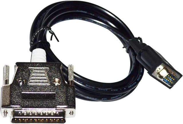 Alt view image 3 of 5 - RS232 D-SUB 9 PIN DB9 Male to DB25 Adapter Serial Communication Cable Fit Compatible NT631C to AB MICROLOGIX 1000 1100 1200 1400 1500 PLC(3m)