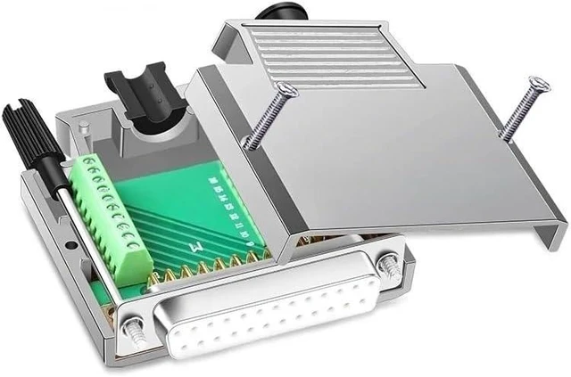 Main image of DB25 Male Female Solderless Connector 2-Row D-sub 25Pin Serial Port Plug Industrial Wire Parallel Port Breakout Terminal Adapter(SFS)