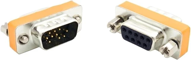 Main image of Db15 Female Db9 Male Adapter M>oni>tor Gender Hd15/db9 / Vga(d-sub Rgb) MI /*NI Cable Gender Changer Coupler Connector Wire Adapter(15M 9F)