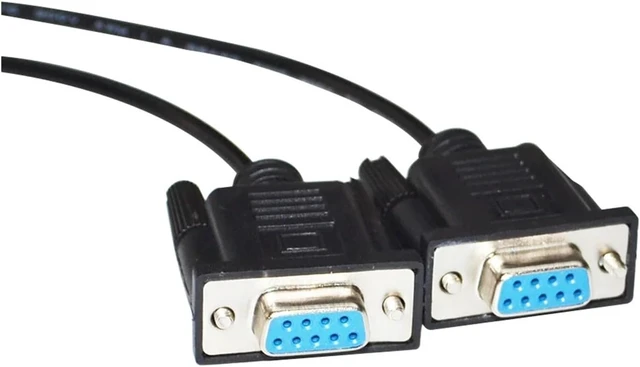Alt view image 2 of 3 - RS232 D-SUB 9 PIN DB9 Female to Female Adapter PLC Programming FX-232CAB-1 Cable Fit Compatible PC to MIT-Su-BIsHI F940/930/920 Touch Screen(5M)