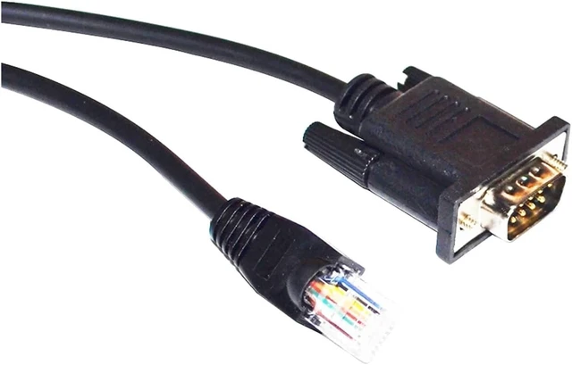Alt view image 3 of 3 - D-SUB 9-PIN DB9 Male to RJ45 p/Lug Adapter RS422 Communication Cable Fit Compatible AVMATRIX VS0605U Controller to DATAVIDEO PTC Camera(5M)