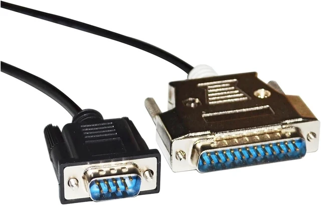Alt view image 2 of 3 - RS232 D-SUB 9 PIN DB9 Male to DB25 Adapter GT01-C30R4-25P PLC Programming Cable Fit Compatible MIT-Su-BIsHI GT11/GT15 to FX2/FX2C/A/QnA PLC(3m)