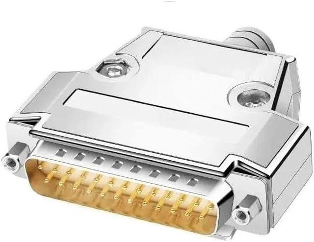 Alt view image 3 of 4 - 25Pin Connector Gold-Plated 2 Rows DB25P Welding Prallel Port Plug Industrial Grade DB 25 Pin Male Female Soldering Connector(Female-WS)
