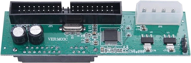 Alt view image 3 of 6 - to IDE Adapter 2.5" / 3.5" Serial ATA HDD to PATA IDE 39/40Pin Converter 4Pin Power to PATA Connector Riser Board(1.7cm Narrow Board)