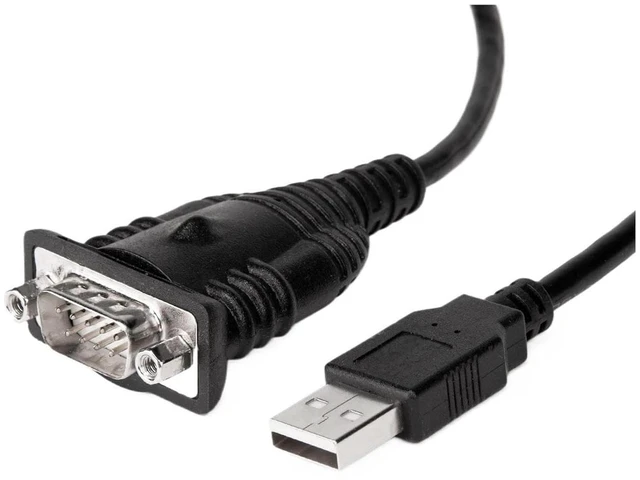 Main image of USB to Serial Adapter to RS-232 Male (9-pin) DB9 Cord Chipset for Linux OS(1.8m)