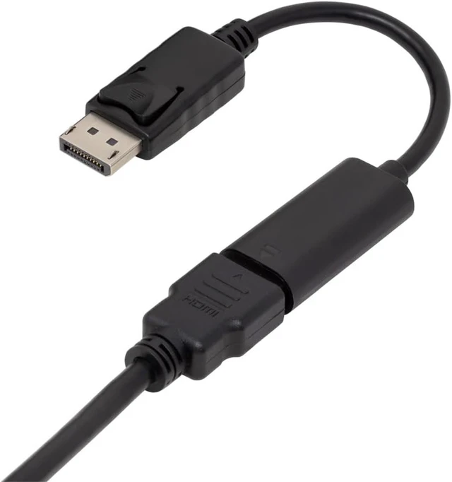Alt view image 4 of 4 - Ainex DisplayPort to HDMI Passive Converter Cable AMC-DPHD-V