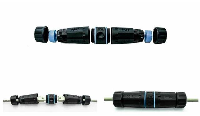 Main image of at6 rj45 Outdoor Waterproof Shielded Network Ethernet Cable Extender Coupler