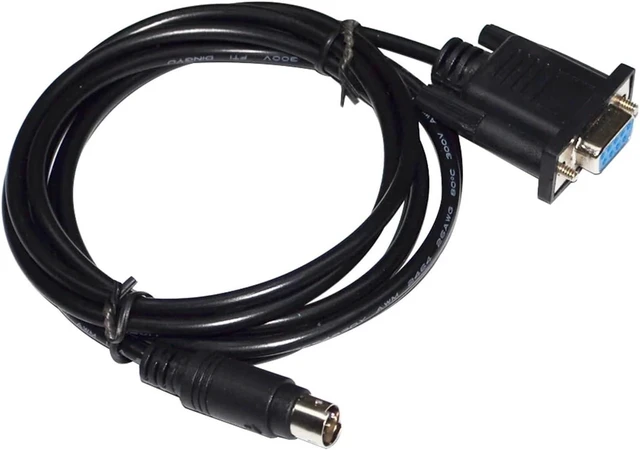 Alt view image 2 of 4 - RS232 D-SUB 9P DB9 to M-INI DIN 5PIN MD5 Converter PLC Programming Cable Fit Compatible PC to GT11 Touch Screen PLC Control KABLE(1.8M)