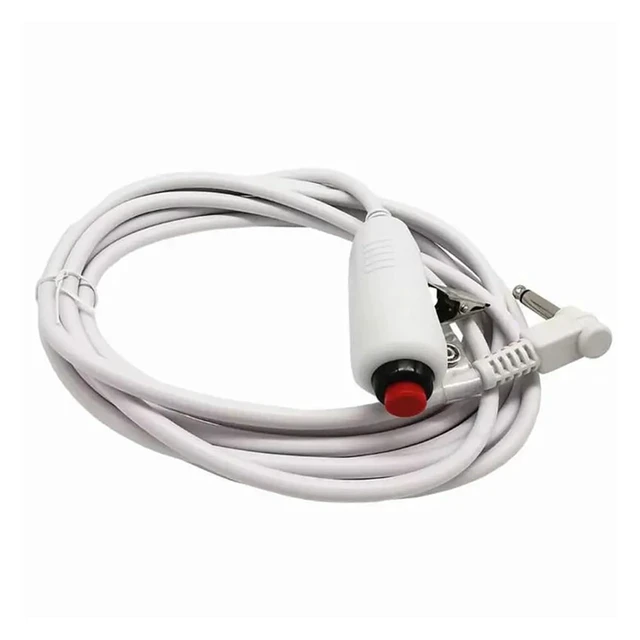 Alt view image 2 of 4 - Nurse Call Cable Push Button 6.35 USB 6P4C 3.5mm Cable Nurse Station Replacement Call Cord with Bed Sheet Clip(3.5mm)