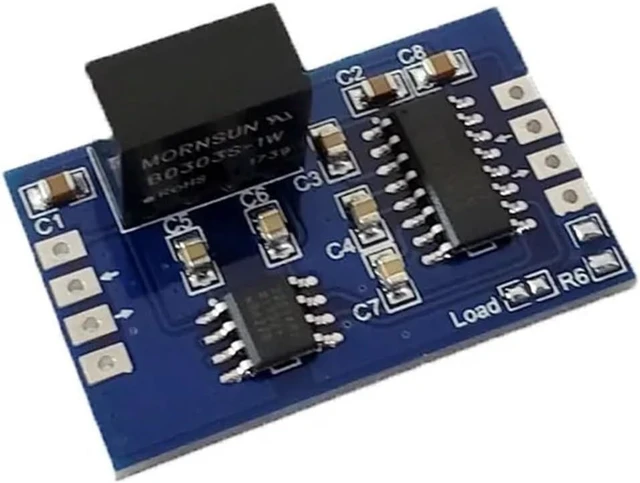 Alt view image 5 of 5 - SP3232 1500V Isolated TTL to RS232 to UART Serial Converter Adapter Communication Module PCB PCBA