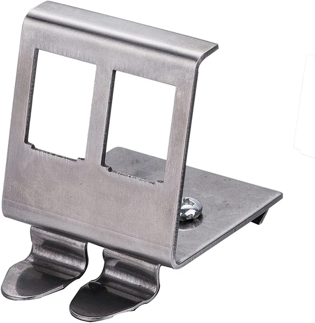 Main image of ROLINE Din Rail Adaptor Unequipped for 2 Keystones Silver