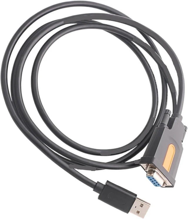 Alt view image 2 of 5 - USB to DB9 Female RS232 Serial Cable F&T>D*I Standard DB9 Female 9 Pin 9P Adapter