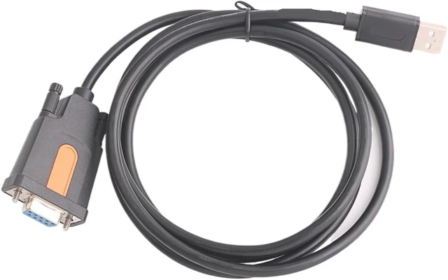 Alt view image 4 of 5 - USB to DB9 Female RS232 Serial Cable F&T>D*I Standard DB9 Female 9 Pin 9P Adapter