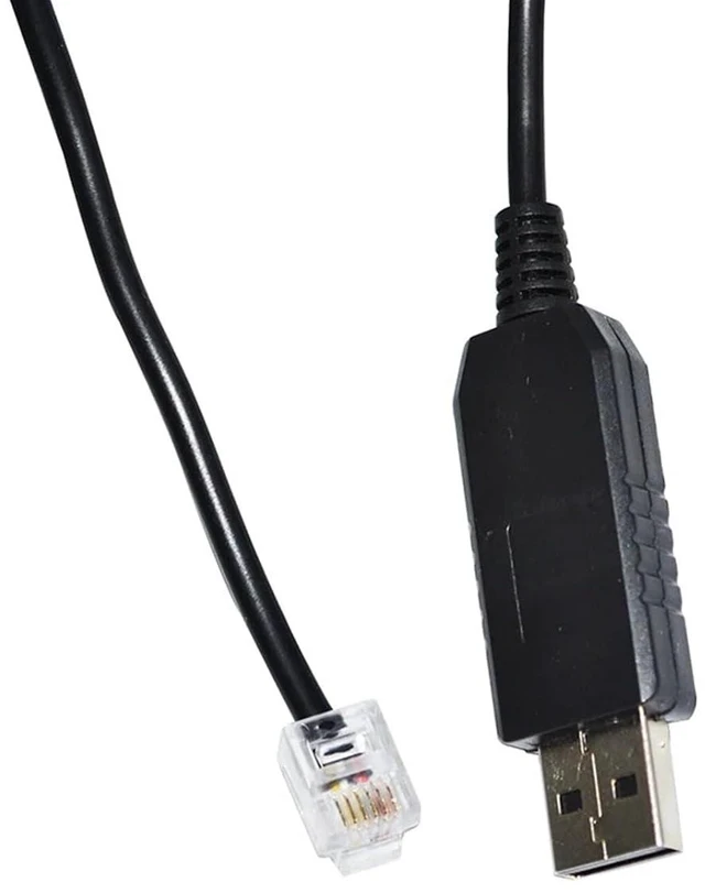 Alt view image 4 of 6 - FT232RL USB to RS485 RJ11 RJ12 ADAPTER SERIAL COMMUNICATION CABLE(5m), Black