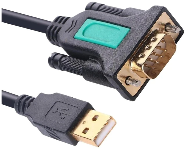 Main image of USB To RS232 Serial cord F&T>D*I PDA Standard DB9 Male 9 Pin 9P Adapter