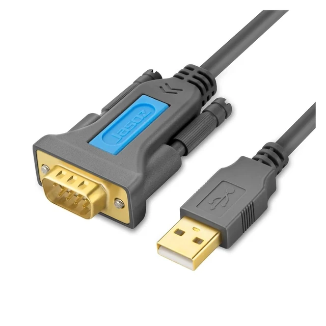 Alt view image 6 of 6 - USB to RS232 Male COM Port Serial Data Cord PDA 9 DB9 Pin Adapter PL2303 Extension(1m)